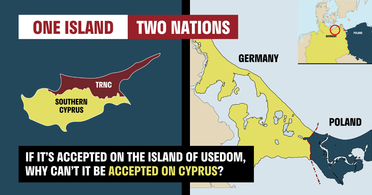 It works on Usedom, why can't it work on Cyprus? #TwoStates #KKTC #Freedom #Fairness